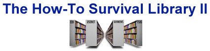 Back To How-To Survival Library
